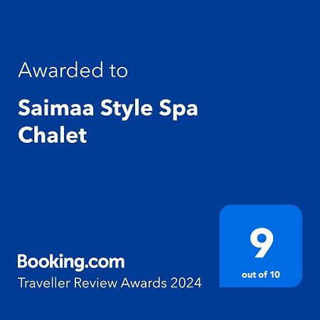 Saimaa Style Spa Chalet Imatra Exterior photo